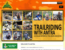 Tablet Screenshot of amtra.com.au